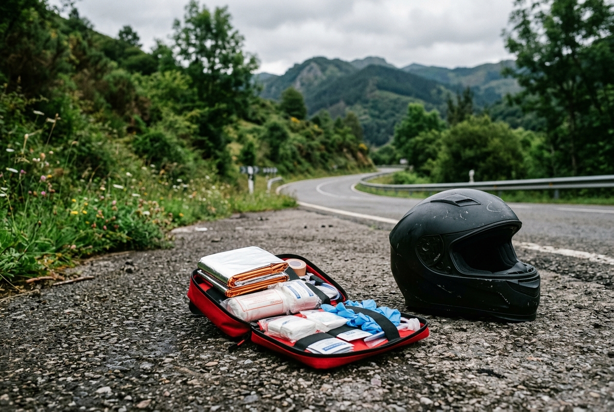 El casco se quita entre dos